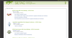 Desktop Screenshot of meetings.setac.org