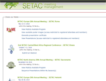 Tablet Screenshot of meetings.setac.org